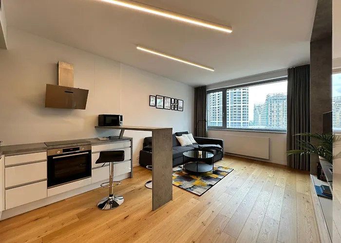 Apartmán Sky1 Modern Aptm With Rooftop View 30 Floor *