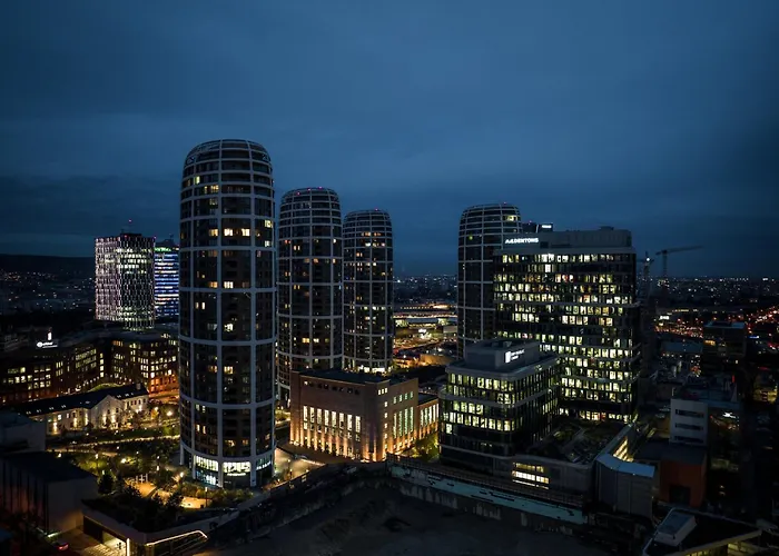 Apartmán Sky1 Modern Aptm With Rooftop View 30 Floor Bratislava